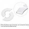 Uxcell Wall Split Flange 201 Stainless Steel Round Escutcheon Plate For 61mm Diameter Pipe 3pcs