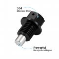 X Autohaux 2 Set Mx1 5 Oil Drain Plug Magnetic Aluminum Alloy Sump Nut Bolt With 2 Washer For Car Motorcycle Black