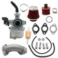 Performance Carburetor Kit For Coleman Ct100u Cc100x 98cc Predator 79cc 3hp Engine Massimo Mb100 And Frp Gmb100 Mini Bike With