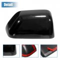 Uxcell 1 Pair Gloss Black Top Half Mirrora Cover Ford F-350 Super Duty 2017-2022 For F-550 2017-2019