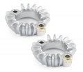 Chrome Exhaust Flange Set Of 2-18231-333-010 Fits Honda Ca175 Cb175 Cl175