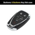 Key Shell Caseless Entry Remote Key Fob Replacement For Chevrolet Malibu Camaro 2016-2021 6 Buttons Hyq4aa Hyq4e