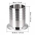 Uxcell Clamp Hose Adapter 1 988 Inch Flange To 1-1 2 Barb Fitting Pcs