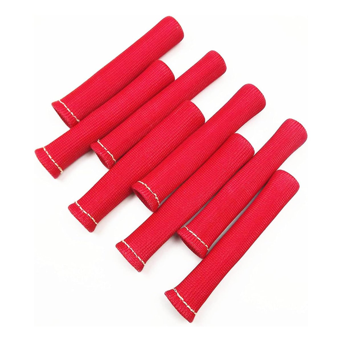 Red Spark Plug Wire Boots Heat Shield Protector Sleeve