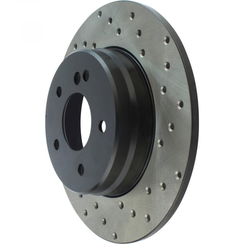 Rear Left Driver Side Disc Brake Rotor Sport Cross-drilled For Mercedes-benz Slk280 2006 2007 2008