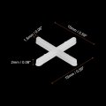 1600pcs Tile Spacers 5mm 1 16 Cross Shape Wall Floor Spacer Tiling Tools For Ceramic Installation White