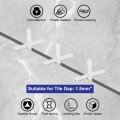 1600pcs Tile Spacers 5mm 1 16 Cross Shape Wall Floor Spacer Tiling Tools For Ceramic Installation White