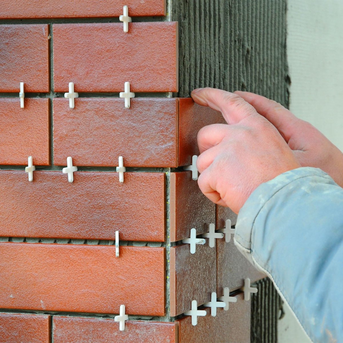 1600pcs Tile Spacers 5mm 1 16 Cross Shape Wall Floor Spacer Tiling Tools For Ceramic Installation White