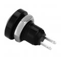 Car Push Button 1a 24v 8mm Mini Auto Vehicle Zinc-aluminium Alloy Momentary Switch With Exquisite Cnc Housing Black