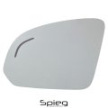 Spieg Driver Side Mirror Glass Replacement For Volvo Xc40 2019-2023 Heated Blind Spot Detection With Backing Plate Lh