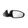 Right Side Mirror Heated Manual Folding Black Replacement For Kia Forte 2019-2024 87620-m7090 