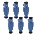Set Of 6 Fuel Injectors Replacement For 35310-38010 Fj661 3531038010 Santa Fe Sonata Optima Amanti Sedona Sorento And Xg350 
