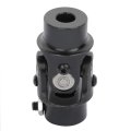 3 4 In Dd 9 16-26 Spline Single Black Steering U Joint Shaft 83mm Steel Universal Coupling Coupler For Automotive 