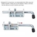 Uxcell Barrel Bolt Latch 2pcs 12x155mm Carbon Steel Galvanized Spring Loaded Gate Pin Sliding Door Lock For Trailer Doors