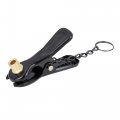 Uxcell Black Metal Pump Inflator Clip Valve Adapter Clamp For Bike Bicycle