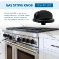 4 Pcs Wb03t10236 Burner Control Knob Gas Range Knobs Black For Ge Stove Cooktop