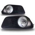 Clear Lens Fog Light Lamps Dodge Grand Caravan 2011-2016 W Wiring Kit Pair Bumper