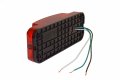 One L E D Low Profile Combination Rv Tail Lights Pair Black Base Rvstlb6061-kit Stop Turn Light For Trailers Over 80 In Wide