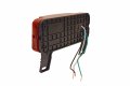 One L E D Low Profile Combination Rv Tail Lights Pair Black Base Rvstlb6061-kit Stop Turn Light For Trailers Over 80 In Wide