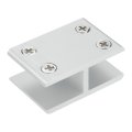180 Degree Glass Clamp Aluminum Alloy Adjustable Clip For 14-16mm Thickness Wall Mounting Support Bracket Shelf Mirror Shower 