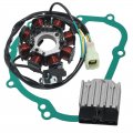 Stator Coil Rectifier Gasket For Kawasaki Wind 125 B-b2 2005 Oem 21190-1062 21066-1134 125 Br125-b2 Rectifieoil Stator Gasket