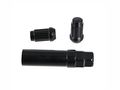 16pc Black Spline Drive Lug Nuts0 25 Thread Size 1 4 Length Closed End Cone Acorn Taper Seat Includes 1 Socket Key Tool Fits