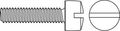 10-24 X 1 2 Fillister Head Slotted Machine Screw 100 Pk 