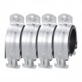Uxcell Rubber Cushion Strut Clamp 4pcs 2 Cushioned Rigid Steel Pipe For Mounting Pex Tubing To Channels