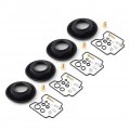 Three T 4 Set Motorcycle Carburetor Rebuild Fixing Kit With Diaphragm For Suzuki Bandit Gsf1200 Gsf1200s 2001-2005