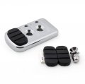 Topteng Motorcycle Brake Pedal Pad Rear Foot Rest Oem Peg Footrests For Kawasaki Vulcan 1500 2000 1600 900 Classic 1700 Voyager
