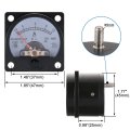 Baomain Ammeter Ac 0-10a Round Analog Panel Meter Class 2 5 Accuracy Black So-45