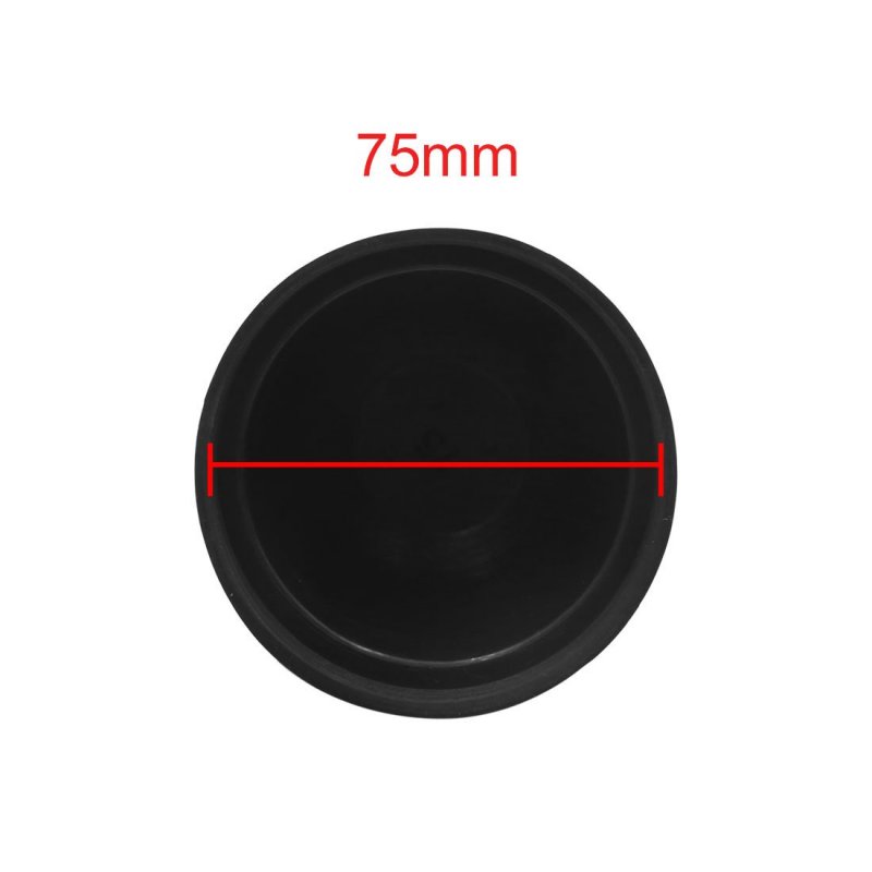 2pcs 75mm Black Rubber Waterproof Car Led Headlight Dust Cover Seal Cap Housing