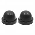 2pcs 75mm Black Rubber Waterproof Car Led Headlight Dust Cover Seal Cap Housing 
