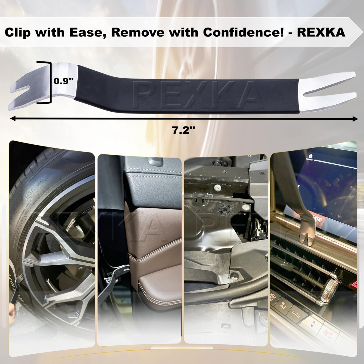 Rexka 31pcs Hood Insulation Retainers Clips For Nissan 65832-f5000 65846-30f00 Multipurpose Auto Trim Panel Body Remover