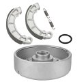 Rear Brake Drum Hub Shoes For Honda Rancher 420 Trx420 2007-2013