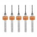 Uxcell Pcb Drill Bits 1mm Tungsten Carbide Rotary Tool Jewelry Cnc Engraving Print Circuit Board Micro 1 8 Inch Shank 5 Pcs