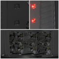 Auto Dynasty Pair Of Chrome Smoke Lens Full Led Tail Lights Brake Reverse Lamps Compatible With Ford F-150 Lobo 04 05 06 07 08