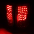 Auto Dynasty Pair Of Chrome Smoke Lens Full Led Tail Lights Brake Reverse Lamps Compatible With Ford F-150 Lobo 04 05 06 07 08