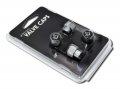 Mason Universal Valve Stem Caps Shiny Chrome Knurling