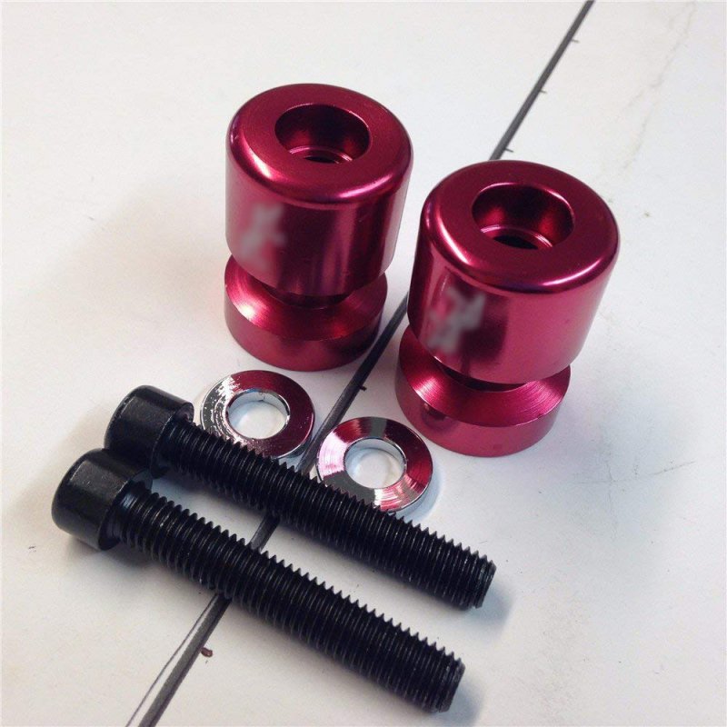Red Swingarm Spools Sliders Rr Engraved Logo For Cbr 1000rr 600rr 250r 900rr 954rr And Rc51 Rvt1000r Billet Aluminum 8mm Thread
