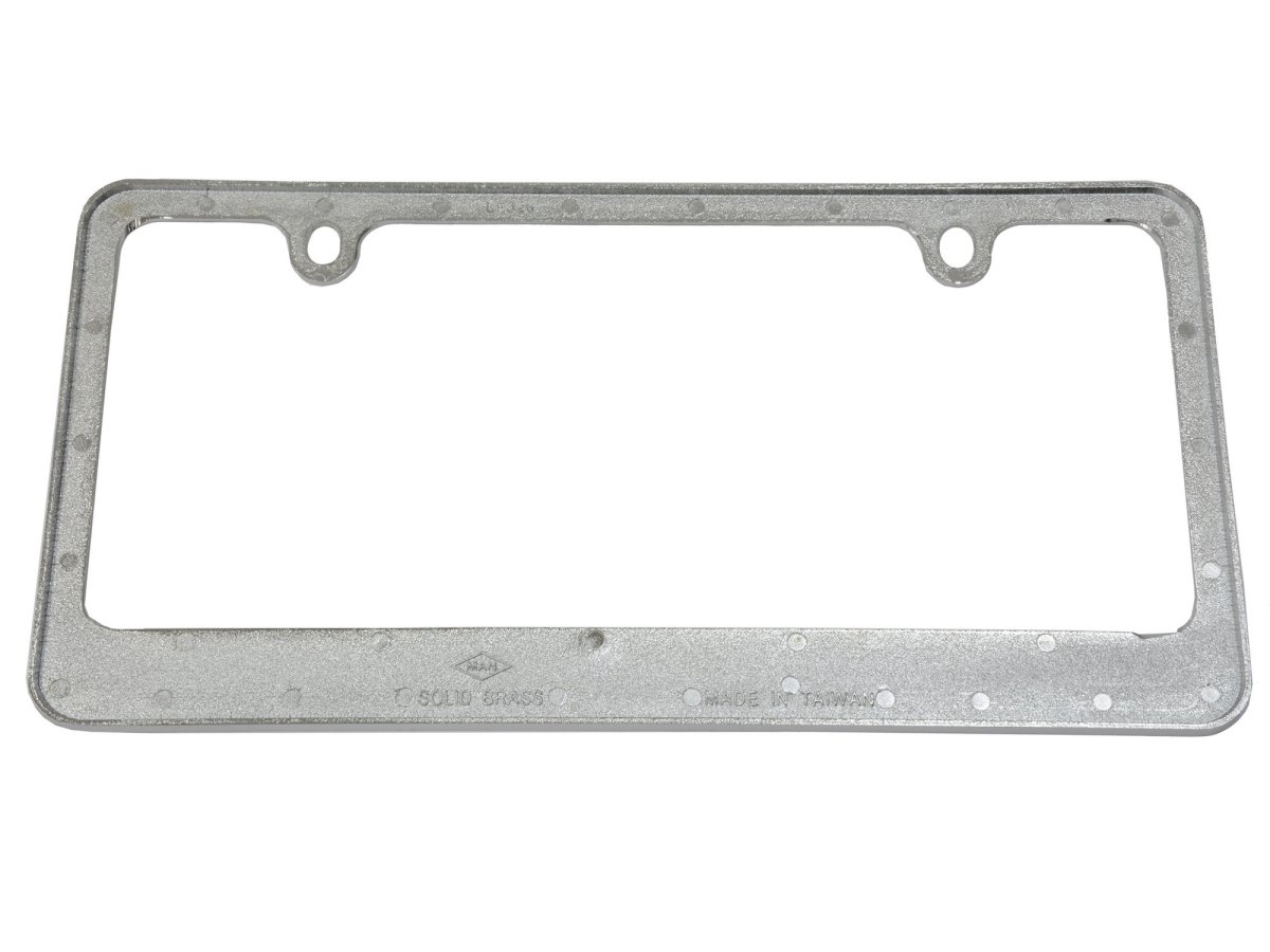 Corvette C6 Logo License Plate Frame Bezel Chrome For 2005 To 2013 Cars