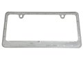 Corvette C6 Logo License Plate Frame Bezel Chrome For 2005 To 2013 Cars