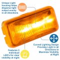Lumitronics Rv Mini Thin Line 37 Series Sealed Led Marker Clearance Light Amber