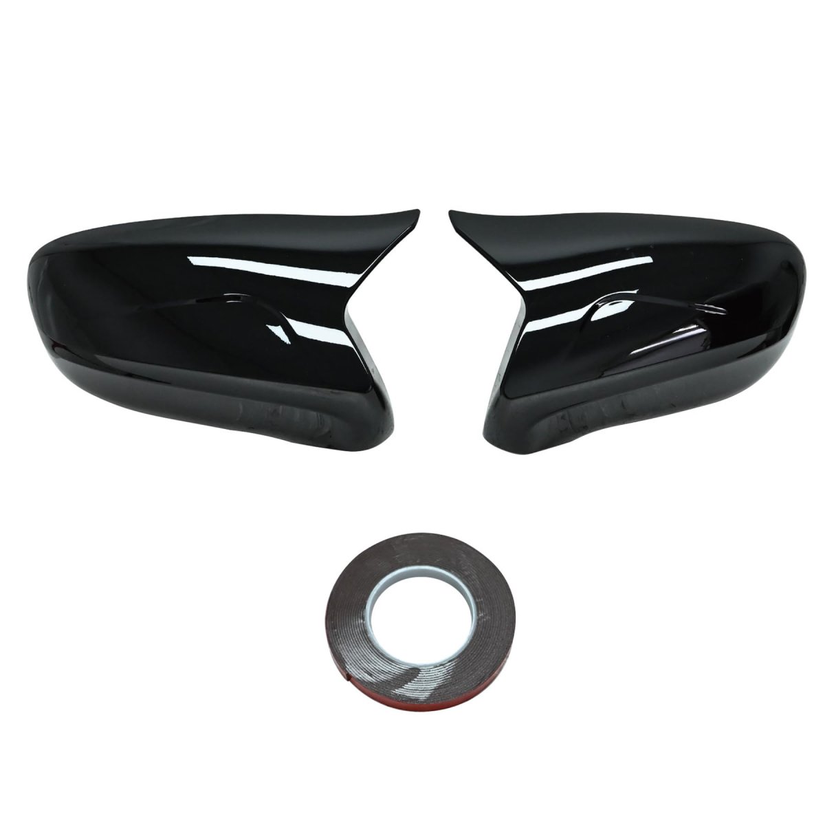 Rearview Mirror Cover Pair For Lexus Is250 Is350 2006 2012 Is460 Es350 2007 Ls600h 2008 Black Replace 8791053240 8791053241