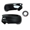 Rearview Mirror Cover Pair For Lexus Is250 Is350 2006 2012 Is460 Es350 2007 Ls600h 2008 Black Replace 8791053240 8791053241