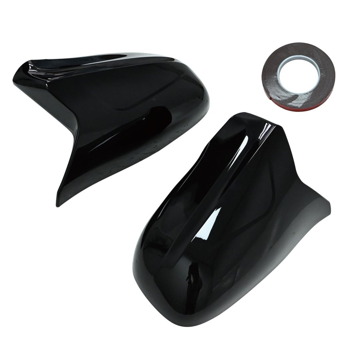 Rearview Mirror Cover Pair For Lexus Is250 Is350 2006 2012 Is460 Es350 2007 Ls600h 2008 Black Replace 8791053240 8791053241