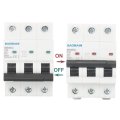 Baomain Ac Miniature Circuit Breaker 400v 50hz 6000a 3 Pole C65 Mcb Din Rail Mount Mbm6c-3p 20a