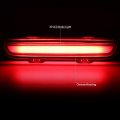 Auto Dynasty 3d Led Bar Third Red Lens 3rd Tail Brake Light Rear Center Stop Lamp Compatible With Charger Lx 06-10