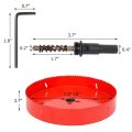 8 Inch Bi-metal Hole Saw Hss Cutter Heavy Duty For Drilling Wood Plastic Plywood Ceiling Thin Metal 225mm