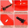 8 Inch Bi-metal Hole Saw Hss Cutter Heavy Duty For Drilling Wood Plastic Plywood Ceiling Thin Metal 225mm